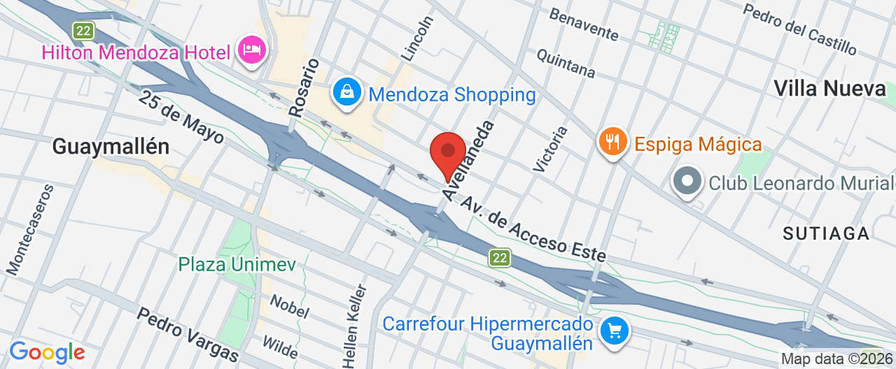 Mapa de la ubicación