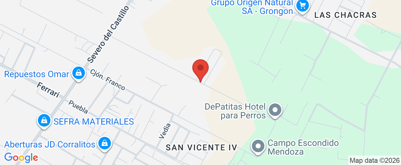 Mapa de la ubicación