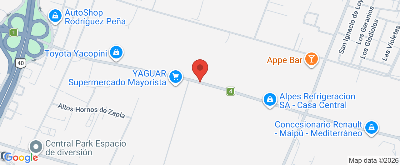 Mapa de la ubicación