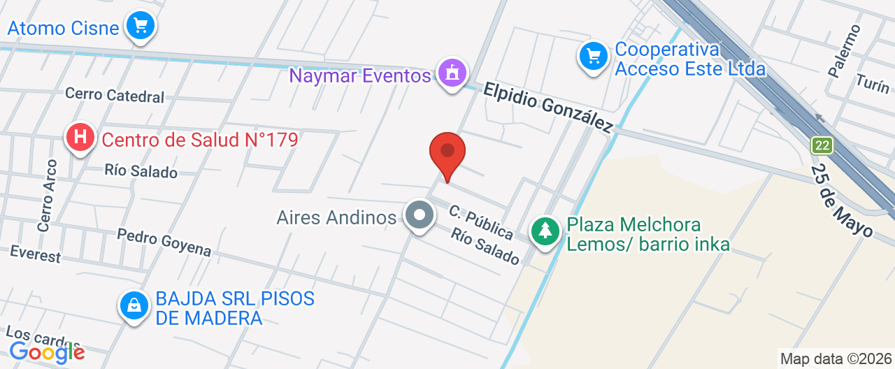 Mapa de la ubicación