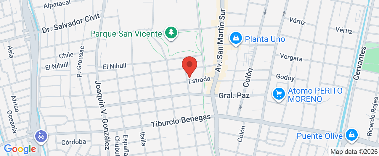 Mapa de la ubicación