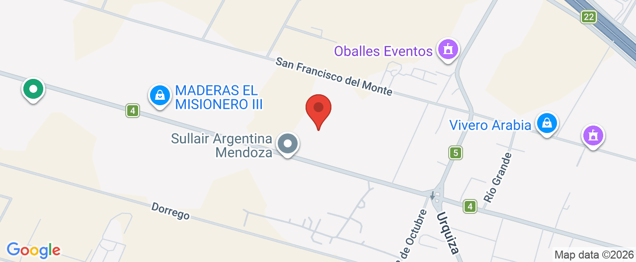 Mapa de la ubicación