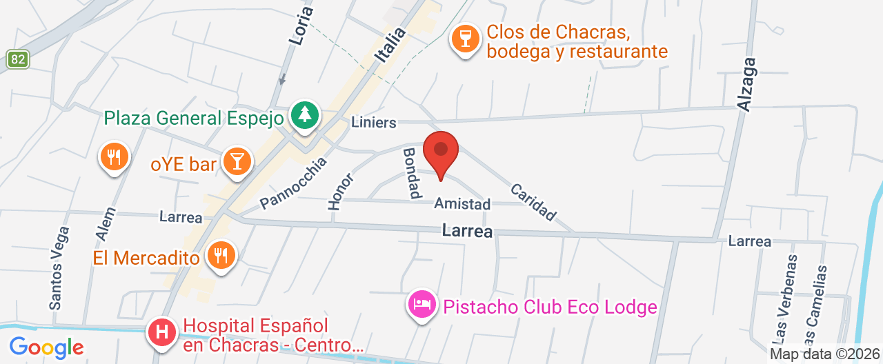 Mapa de la ubicación