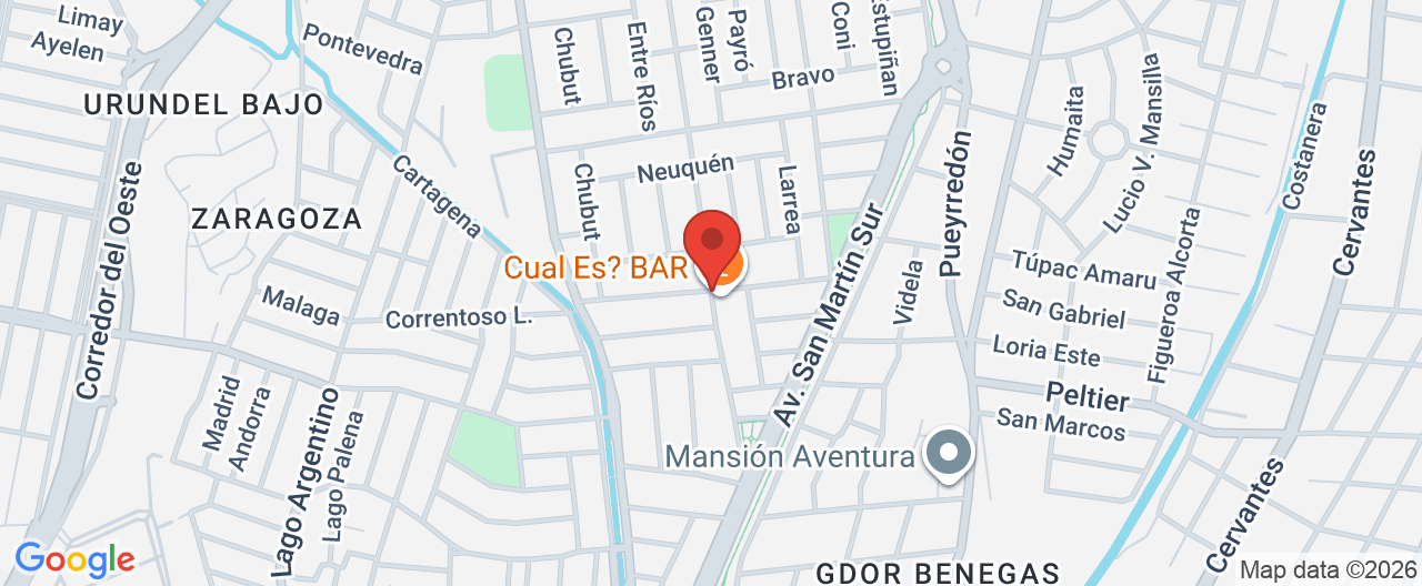 Mapa de la ubicación