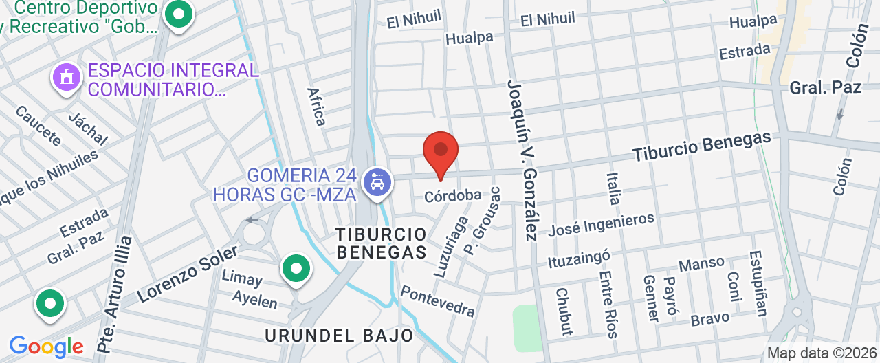 Mapa de la ubicación