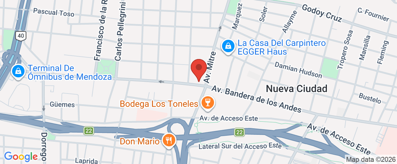 Mapa de la ubicación