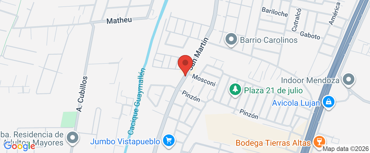 Mapa de la ubicación