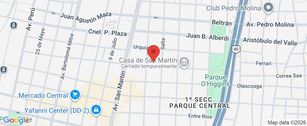 Mapa de la ubicación
