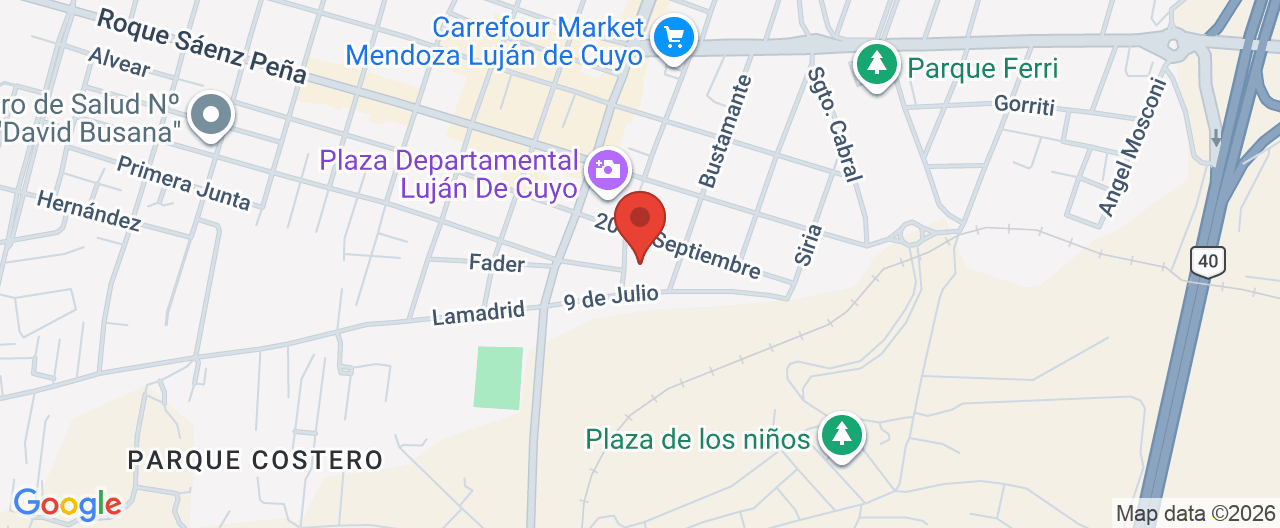 Mapa de la ubicación
