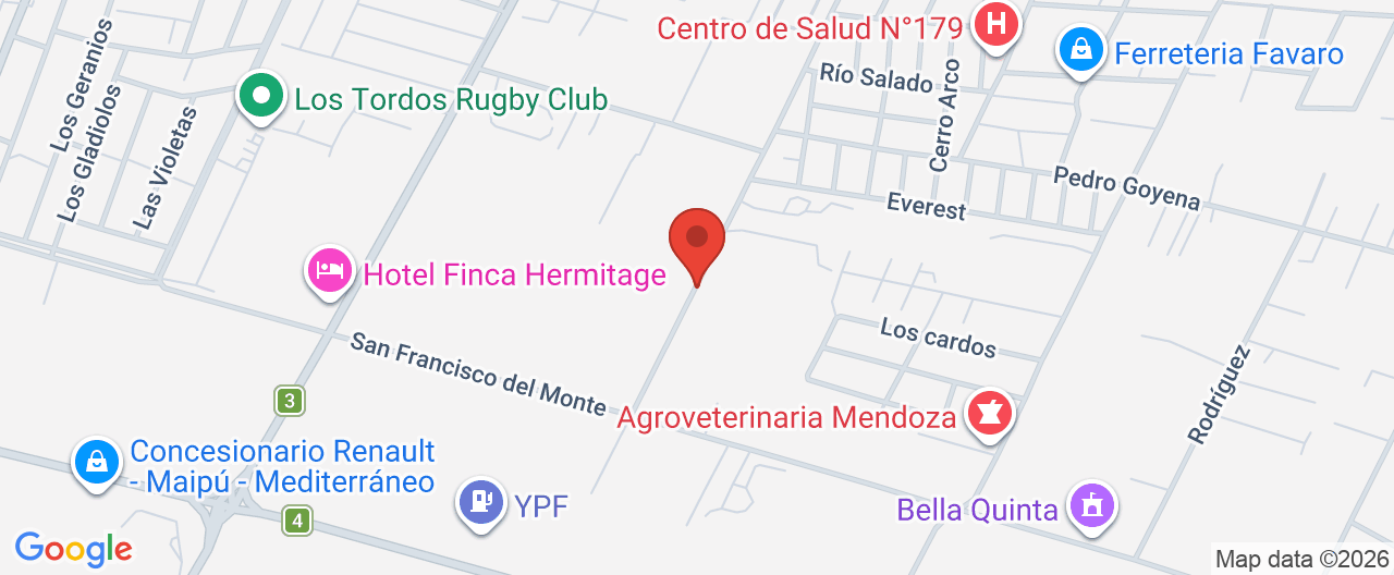 Mapa de la ubicación