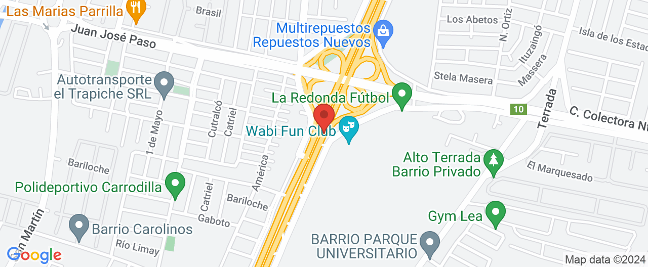 Mapa de la ubicación