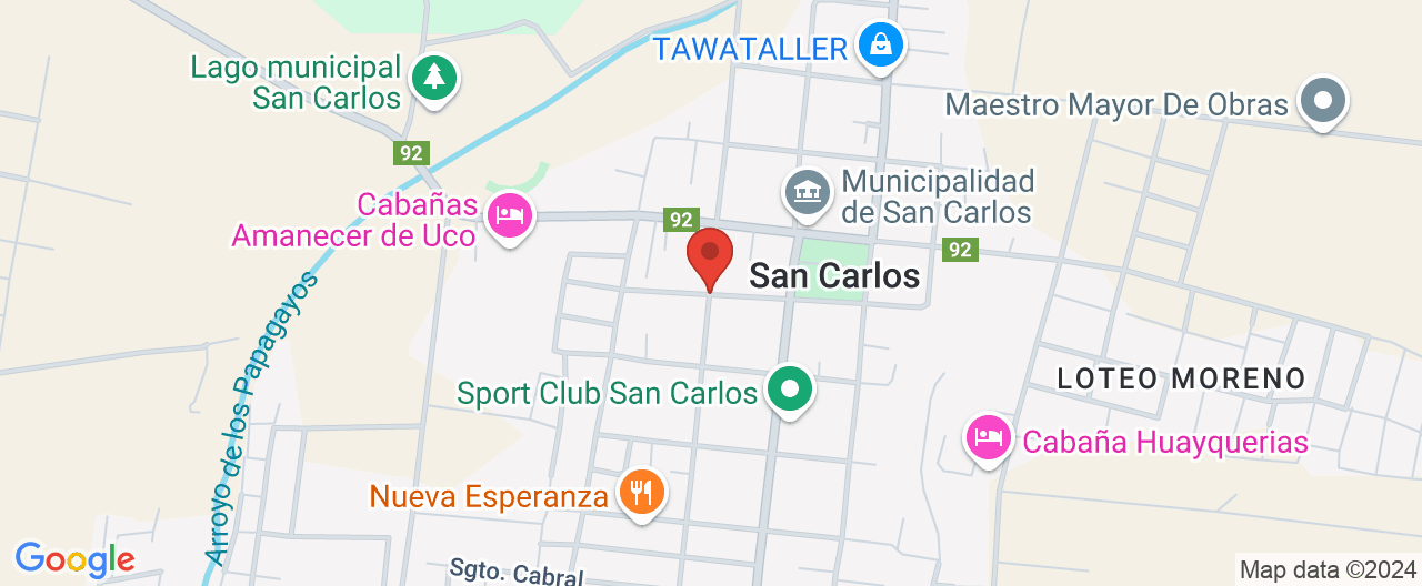 Mapa de la ubicación