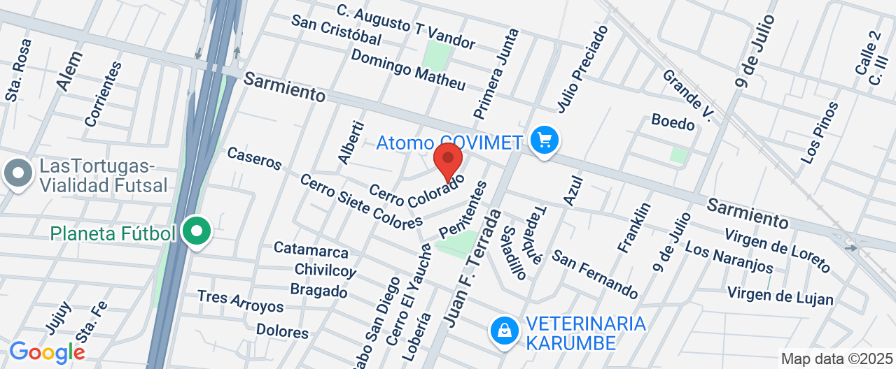 Mapa de la ubicación