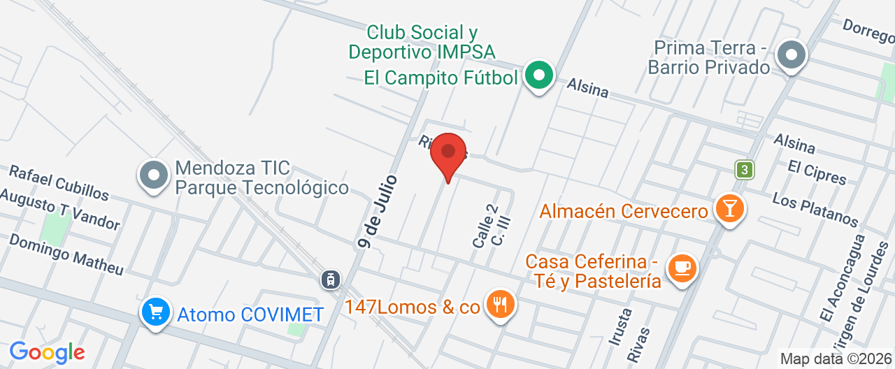 Mapa de la ubicación
