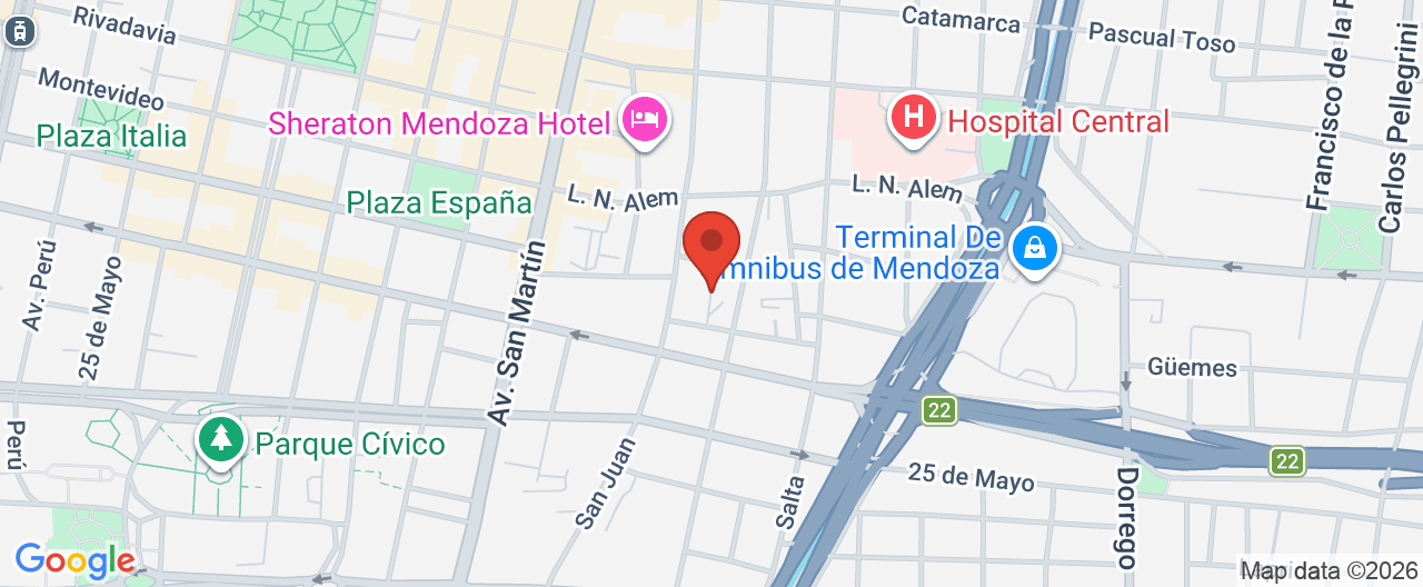 Mapa de la ubicación