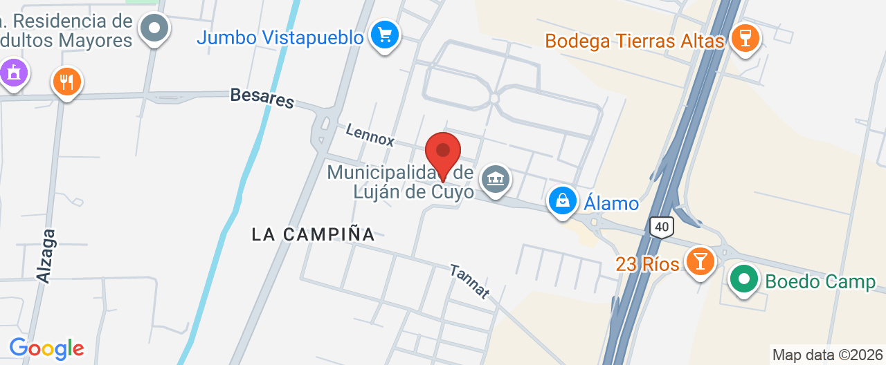 Mapa de la ubicación