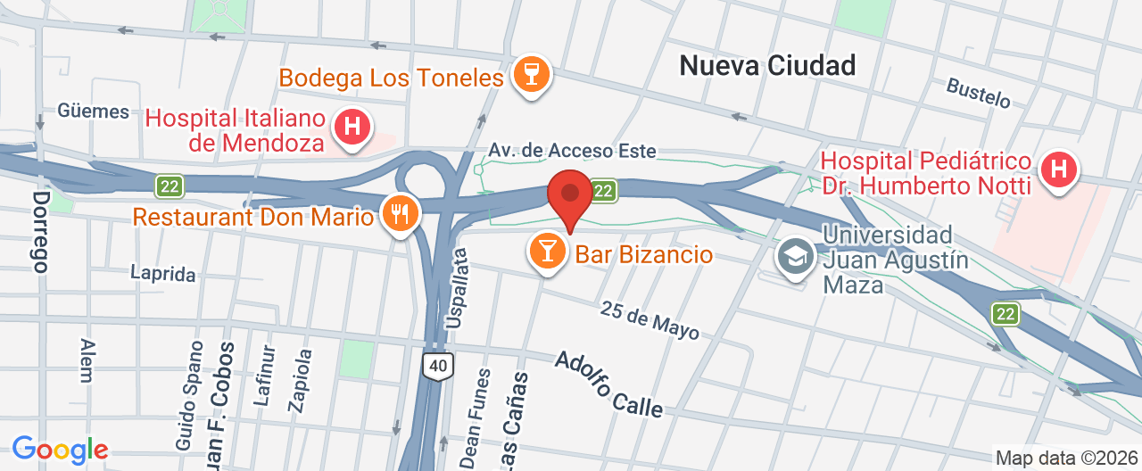 Mapa de la ubicación