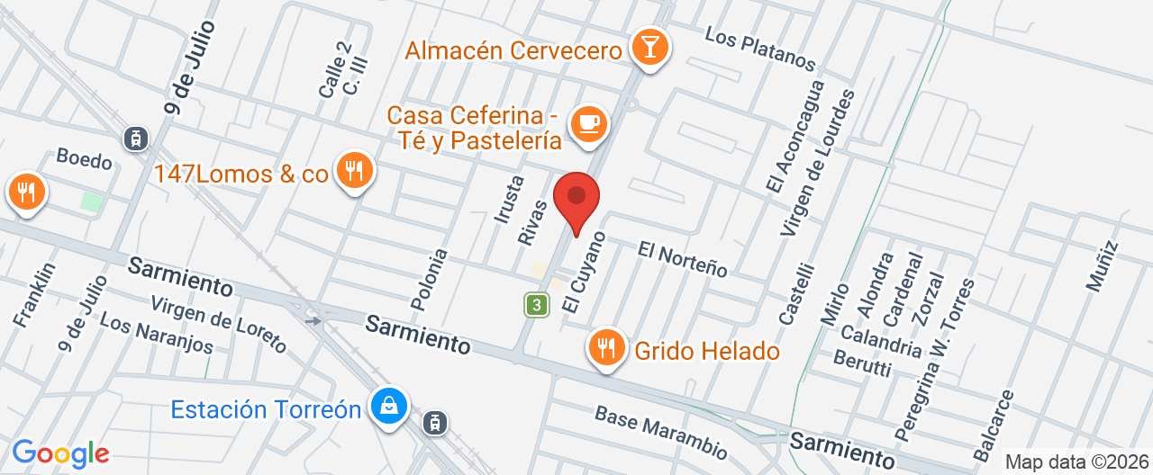Mapa de la ubicación