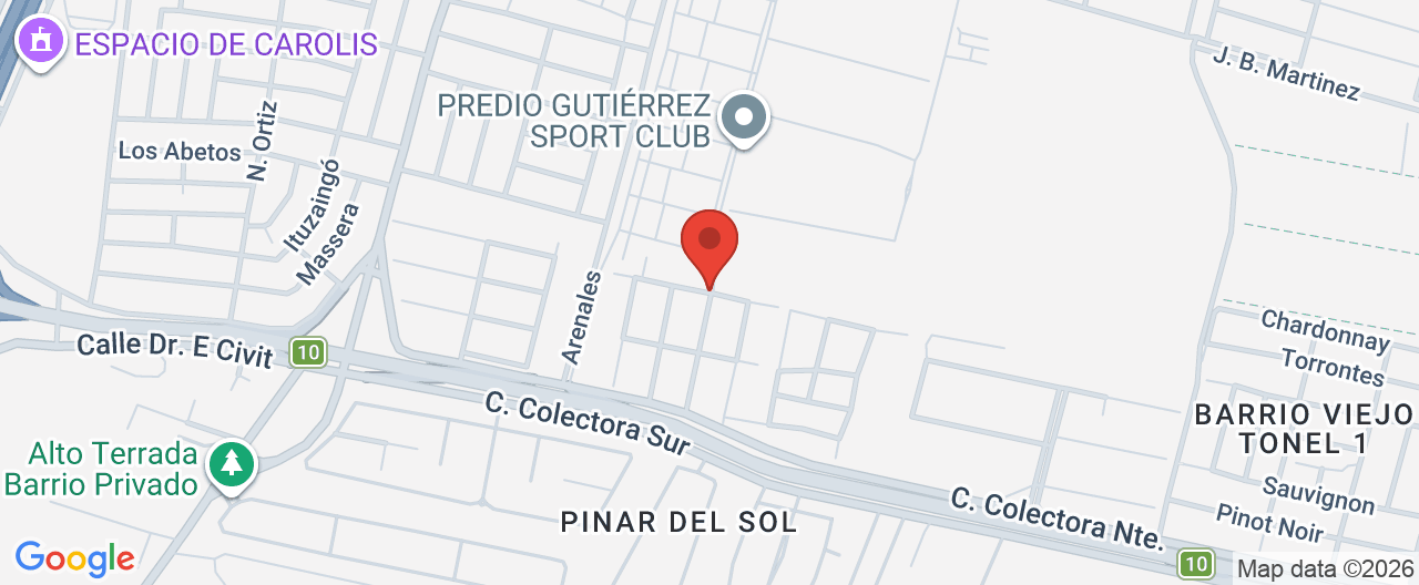 Mapa de la ubicación