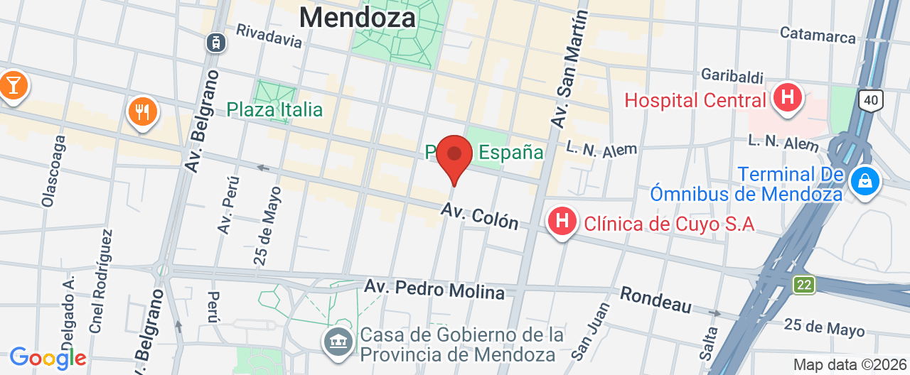Mapa de la ubicación