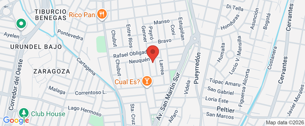 Mapa de la ubicación