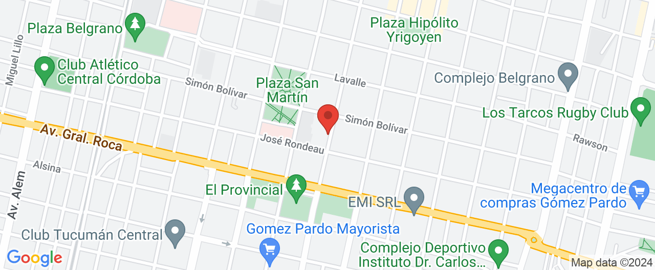 Mapa de la ubicación