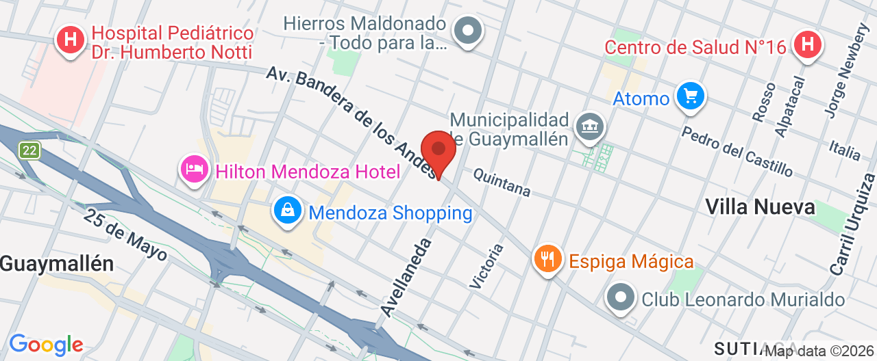 Mapa de la ubicación
