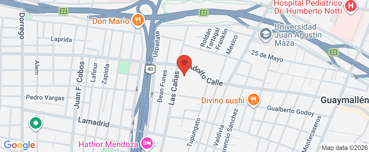 Mapa de la ubicación