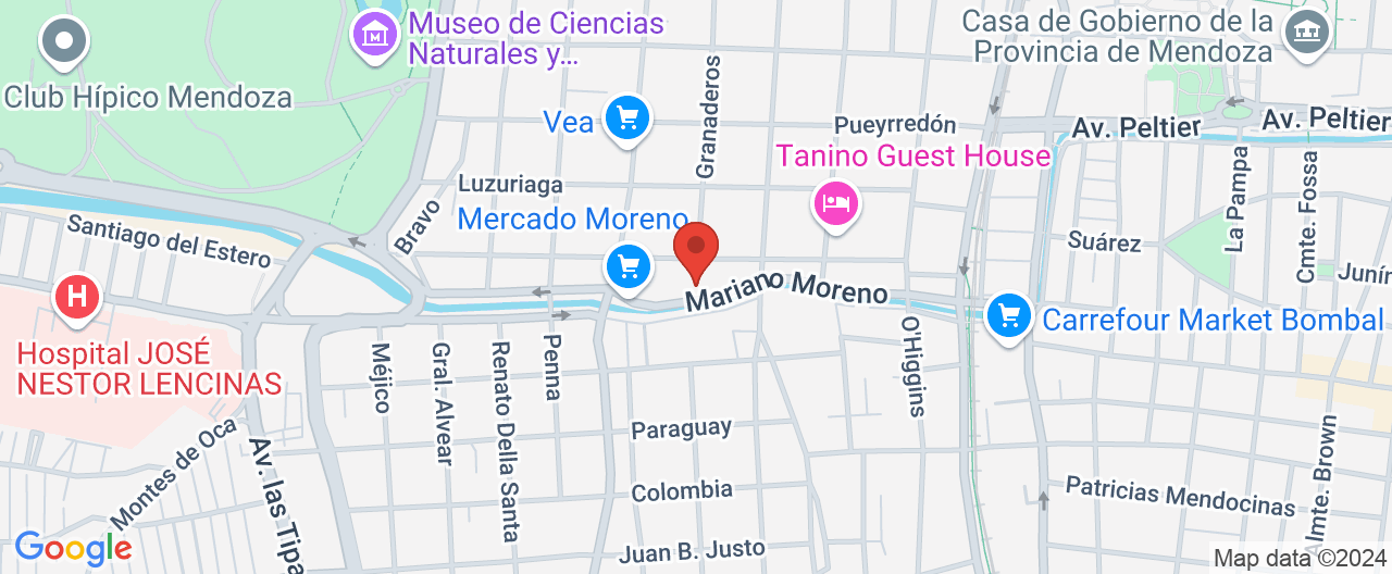 Mapa de la ubicación