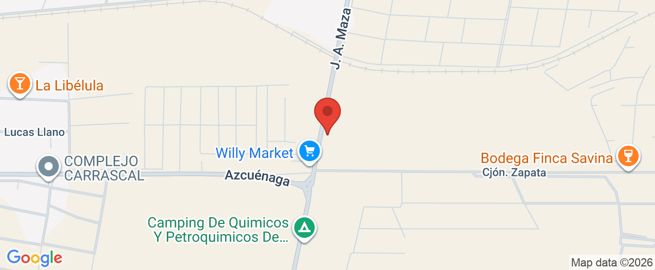 Mapa de la ubicación