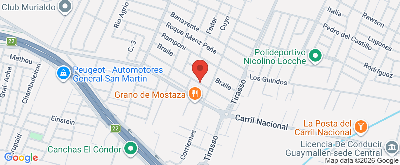Mapa de la ubicación