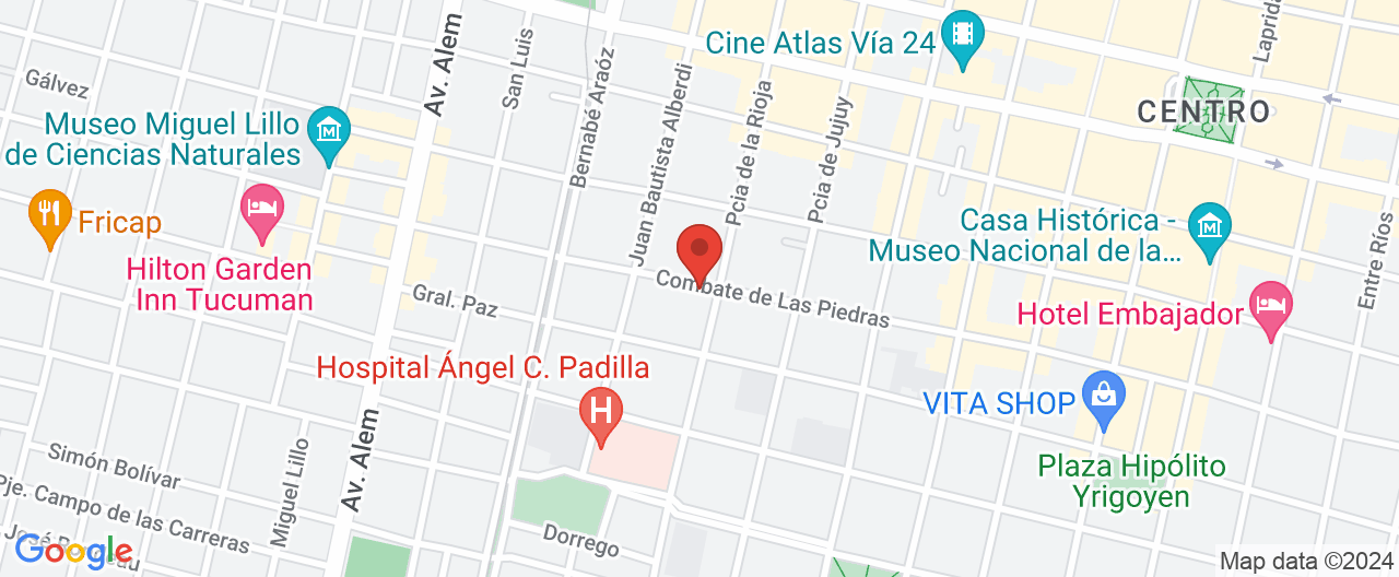 Mapa de la ubicación