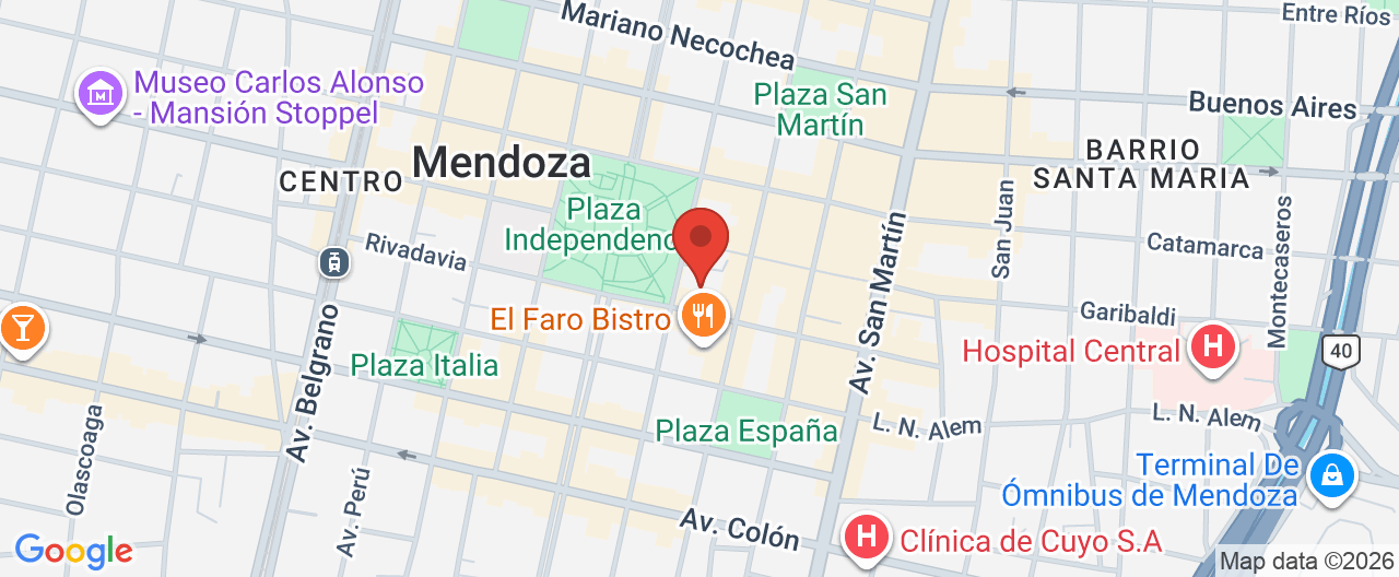 Mapa de la ubicación