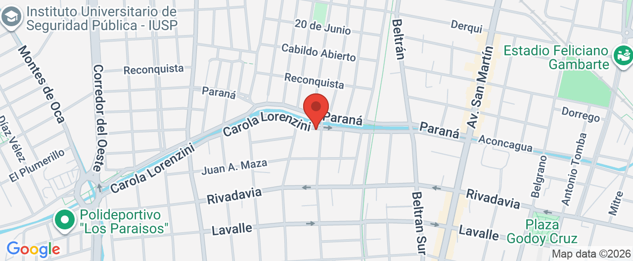 Mapa de la ubicación