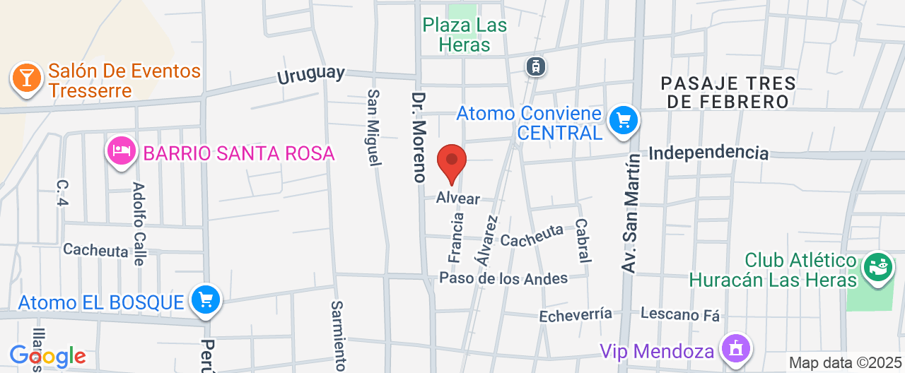 Mapa de la ubicación