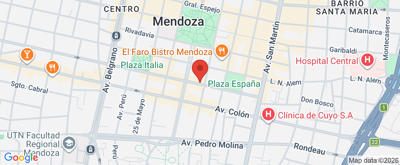 Mapa de la ubicación