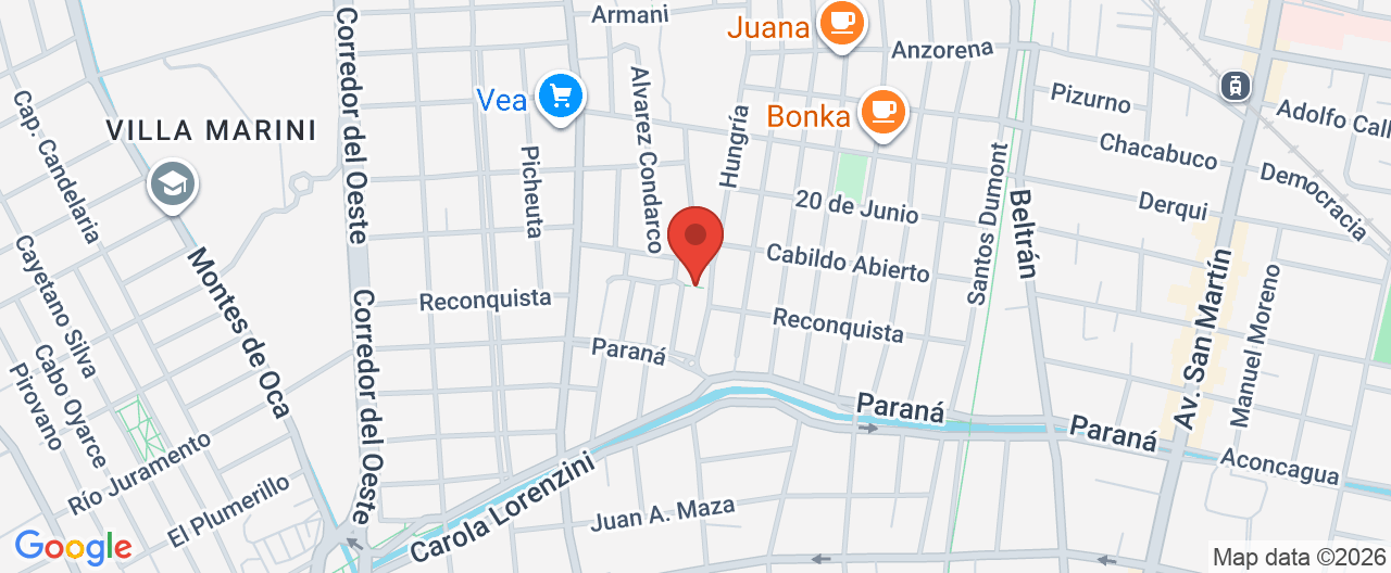 Mapa de la ubicación