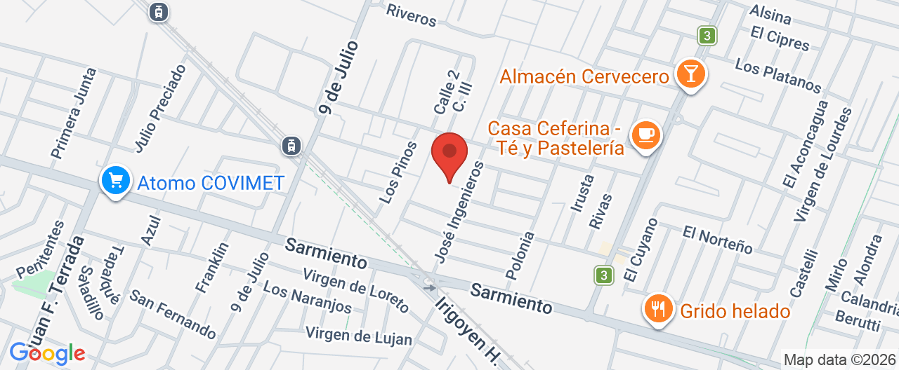 Mapa de la ubicación
