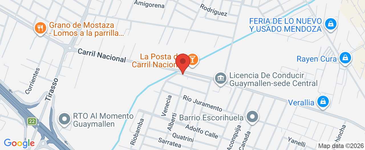 Mapa de la ubicación