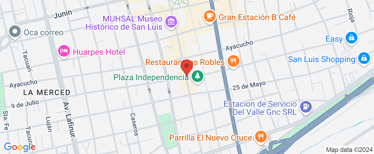 Mapa de la ubicación