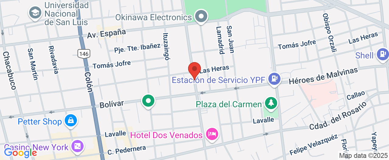 Mapa de la ubicación