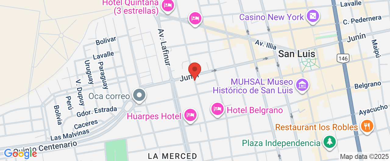 Mapa de la ubicación