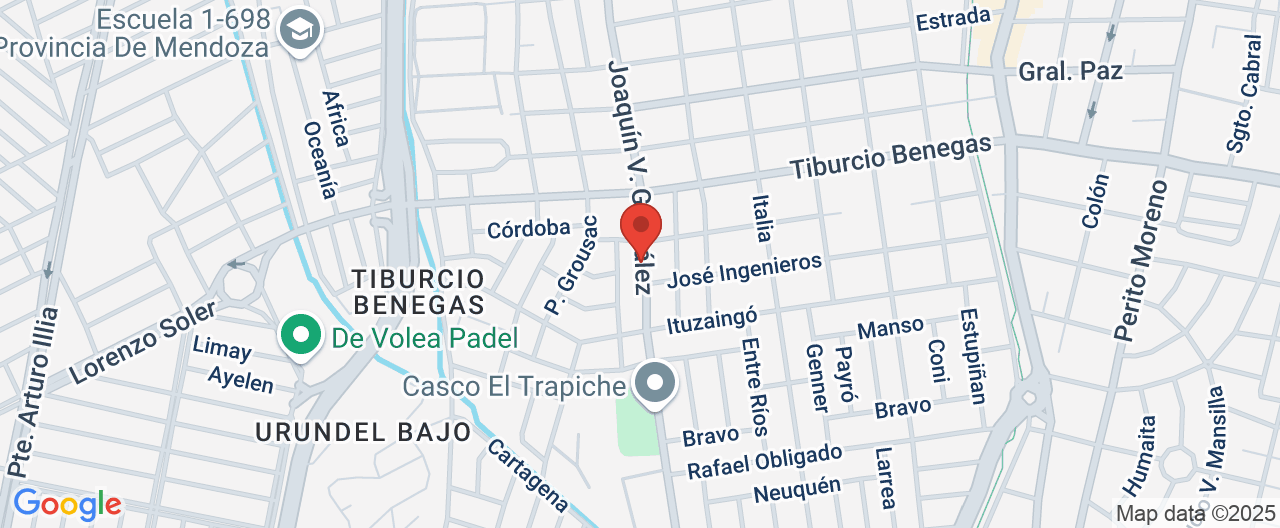 Mapa de la ubicación