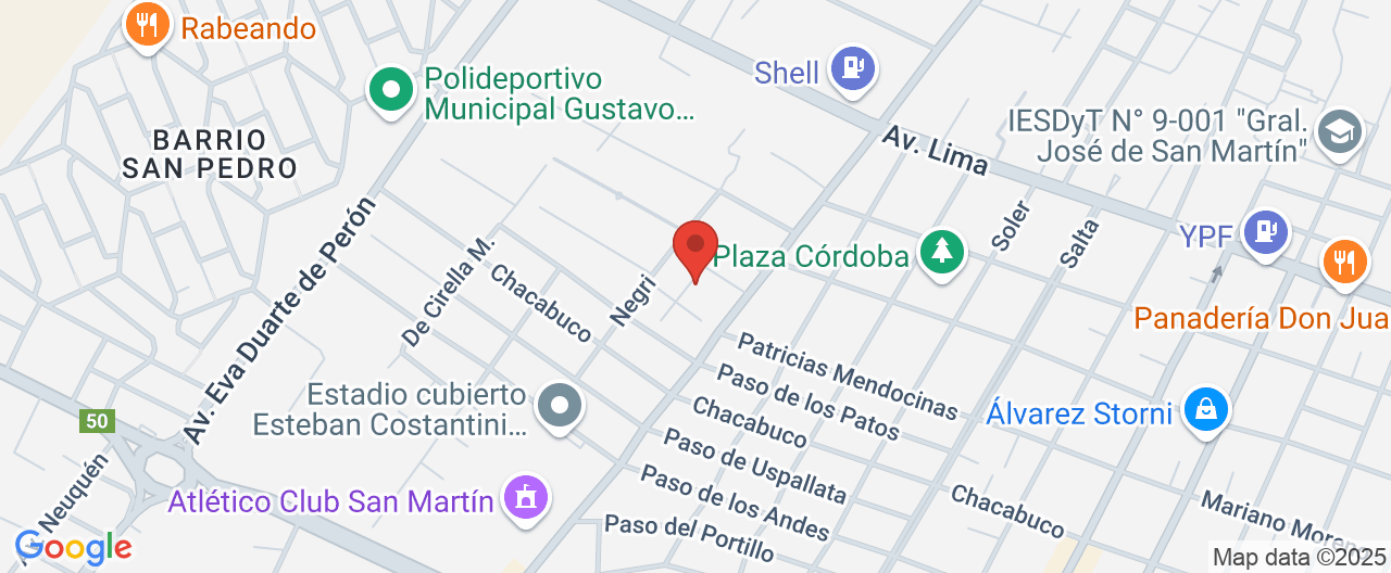 Mapa de la ubicación