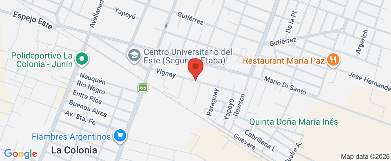 Mapa de la ubicación