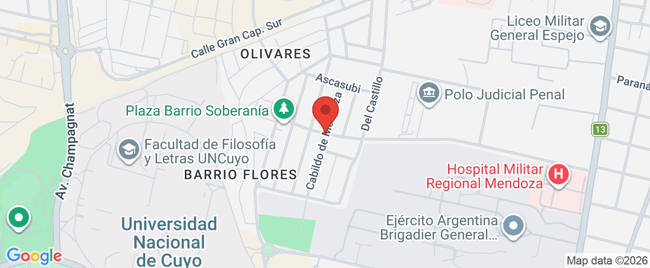 Mapa de la ubicación
