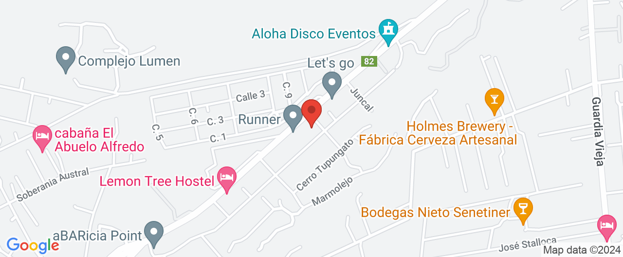 Mapa de la ubicación