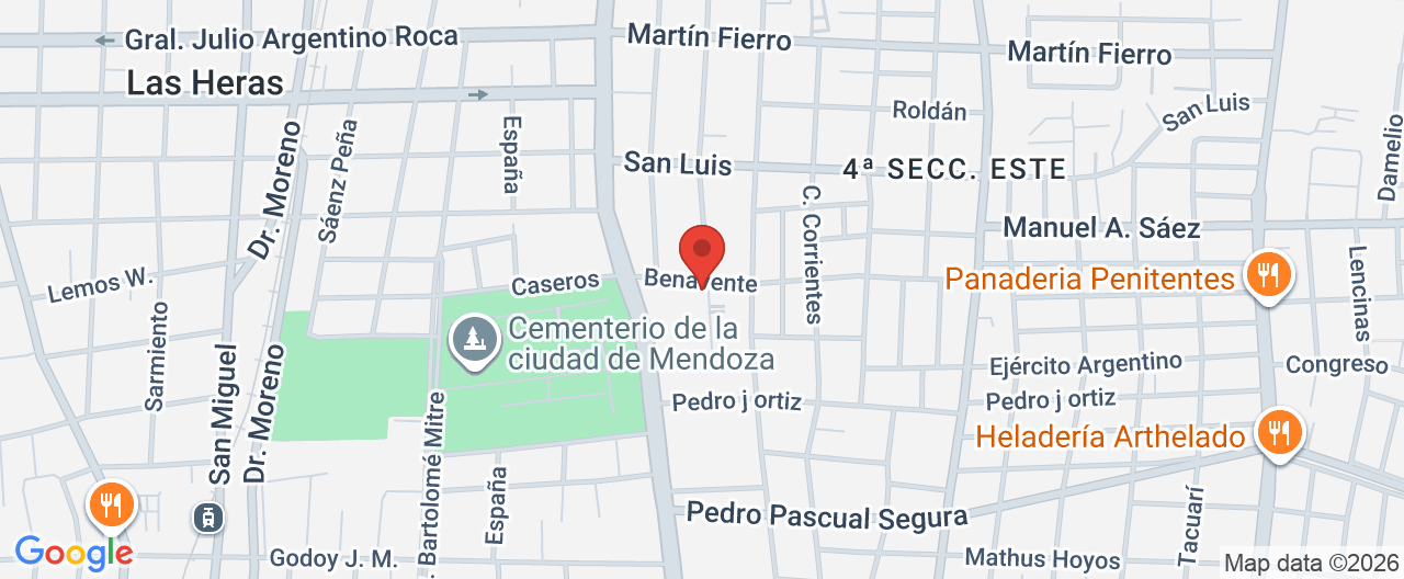 Mapa de la ubicación