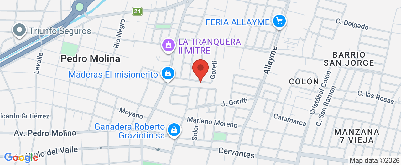 Mapa de la ubicación