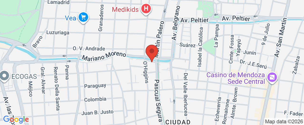 Mapa de la ubicación